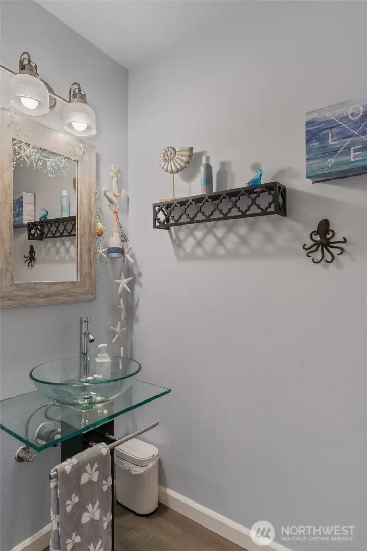 Upstairs half-bath