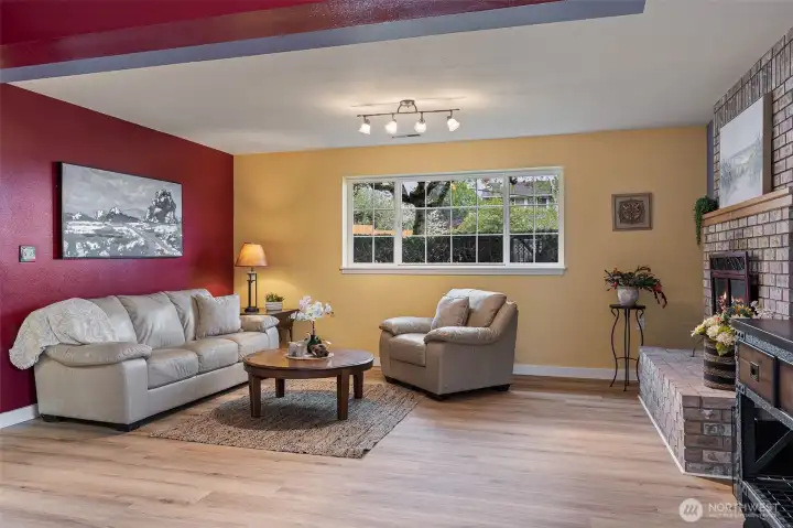 Brand new LVP flooring downstairs!