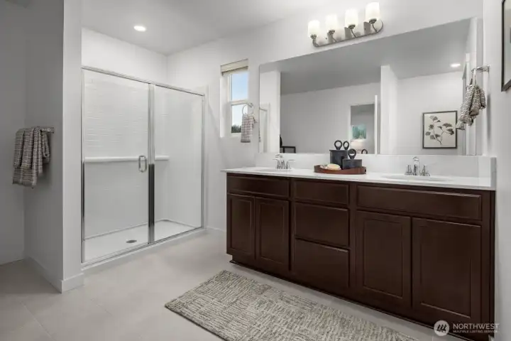 Model Home Photos 2330 - Depictions of home, layout, location or other features/options, colors and color scheme, materials, fixtures, etc. are for showing purposes only and may not be included in the purchase price and availability may vary.