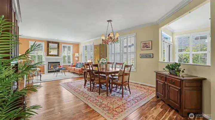 Newer engineered flooring throughout