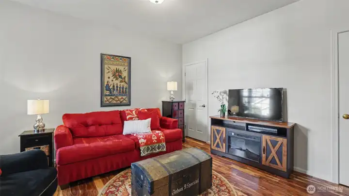 Versatile office offers 2 closets should you decide you need a 3rd bedroom.