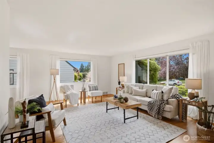 This stunning living room just feels like home