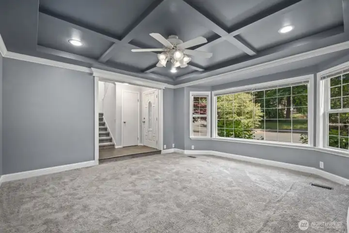 main level living room towards front door