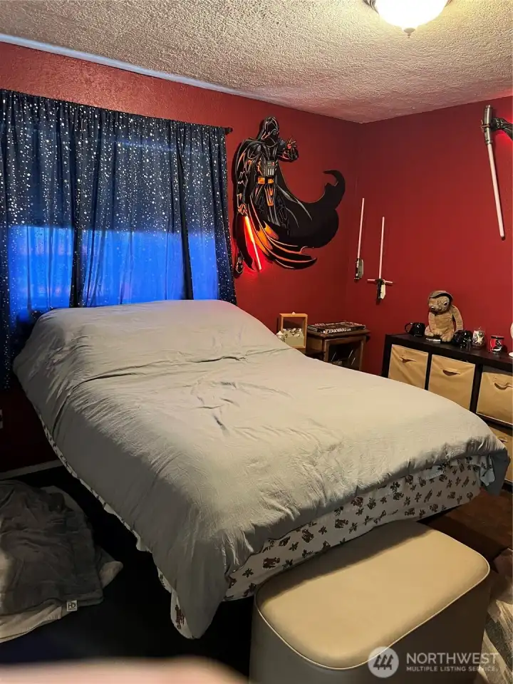 Bedroom #1 fits a queen size bed with room for dressers Bedroom #1 fits a queen size bed with room for dressers