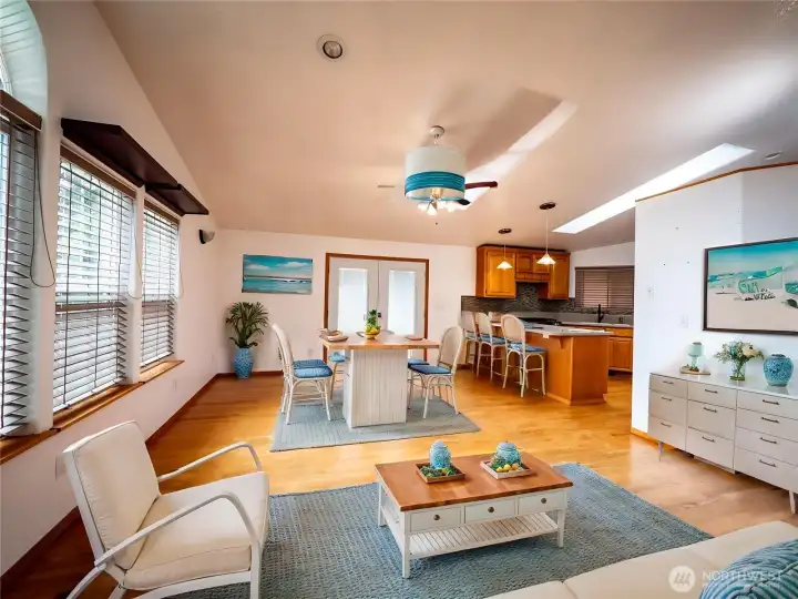 GREAT ROOM VIRTUALLY STAGED