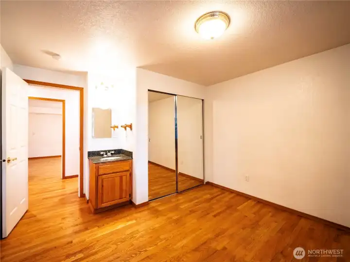 FUN FEATURE IN SECONDARY BEDROOMS IS THE SINK