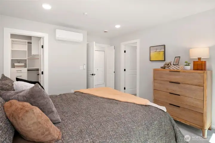 French doors to primary