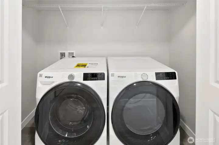Laundry with plenty of storage!