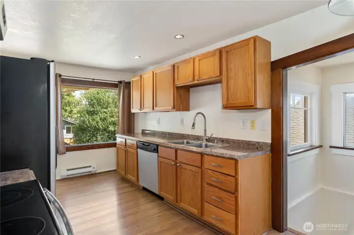 Opening on right leads to basement. Opening on right leads to basement.