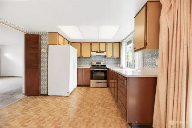 Kitchen with room to expand when reimagining