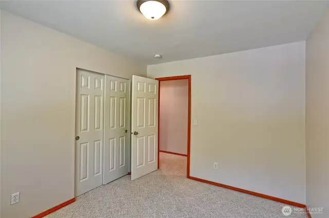 1 of the 2 additional bedrooms upstairs