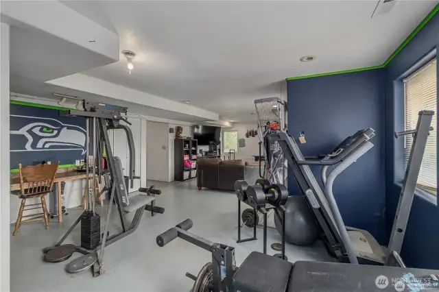 Exercise area adjacent to Rec Room