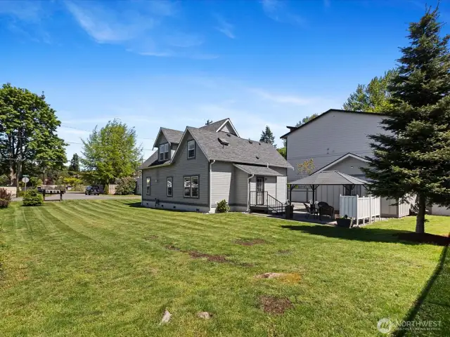 Large, level, usable lot