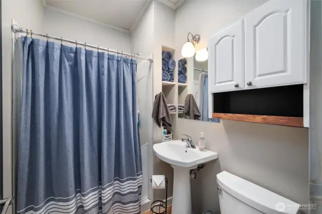 Main level guest bathroom