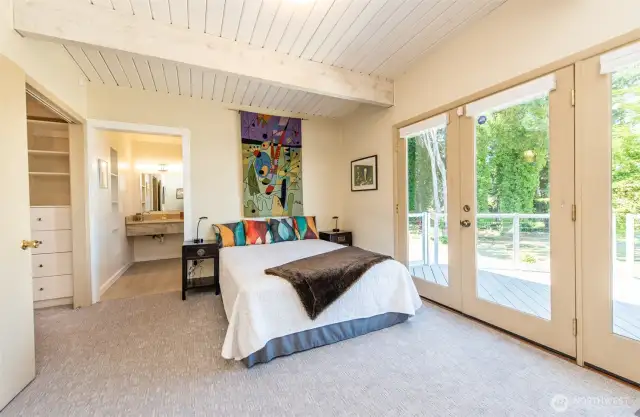 High ceilings make this room feel even larger and more open!