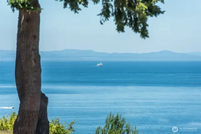 You will get to know what time it is based on when the ferry is coming and going between Port Angeles and Victoria.