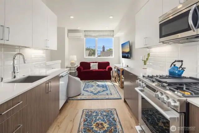 Open concept living area.
