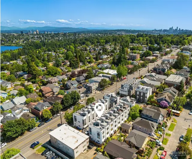 Aerial view facing South East.
