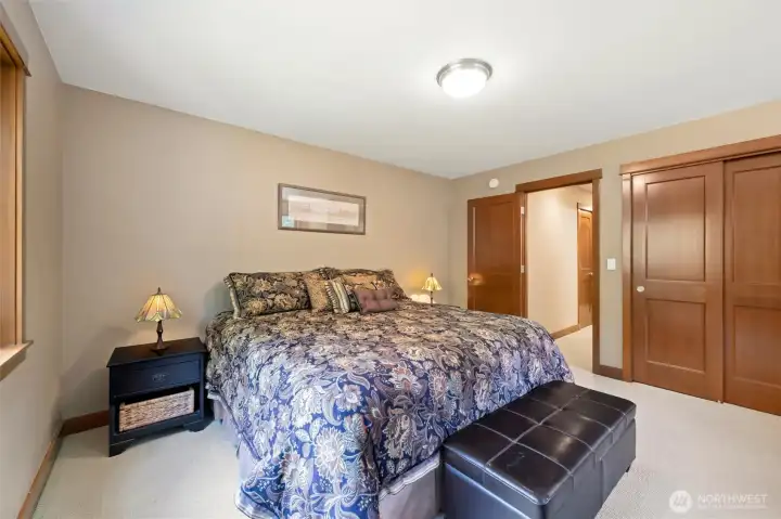One of two additional bedrooms upstairs.