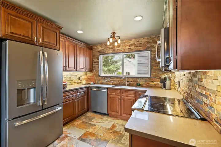 Remodeled kitchen