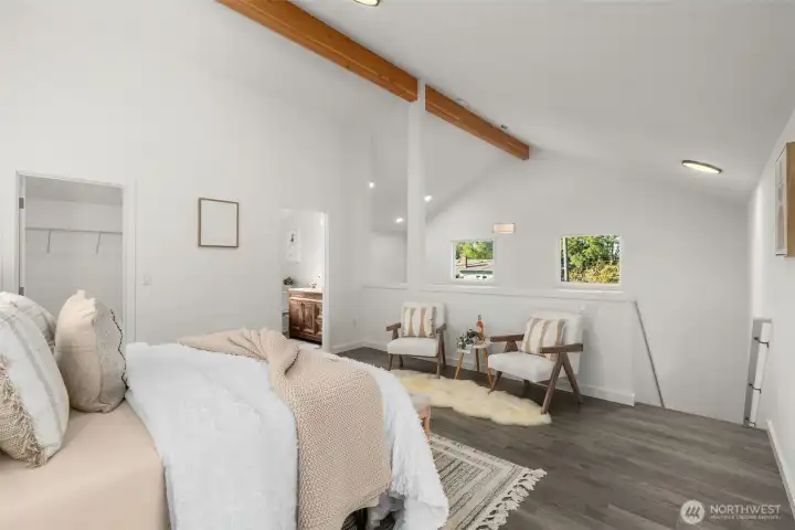 Lofted Primary Upstairs