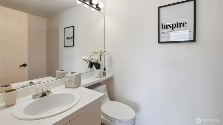 A well-appointed full bath offering comfort and convenience for guests.