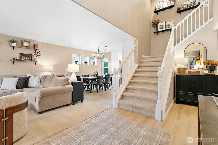 Grand entryway with every Sq Ft maximized for comfort & usability.