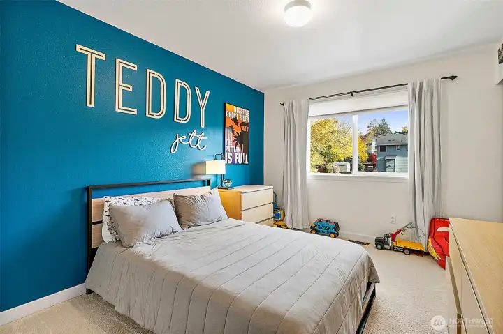 Another large bedroom upstairs...so many to choose from!