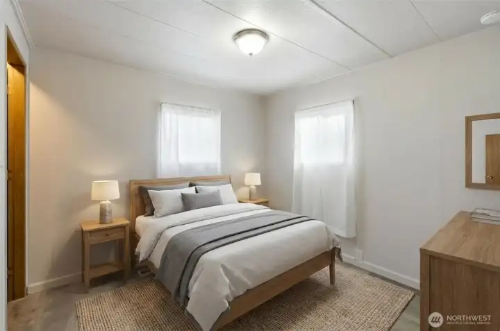 Bedroom 2. Virtually staged