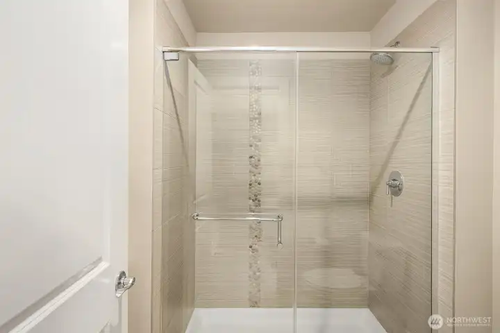 Large walk in shower enclosure