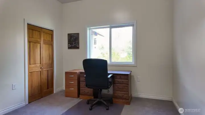 First bedroom and/or office off the hallway.