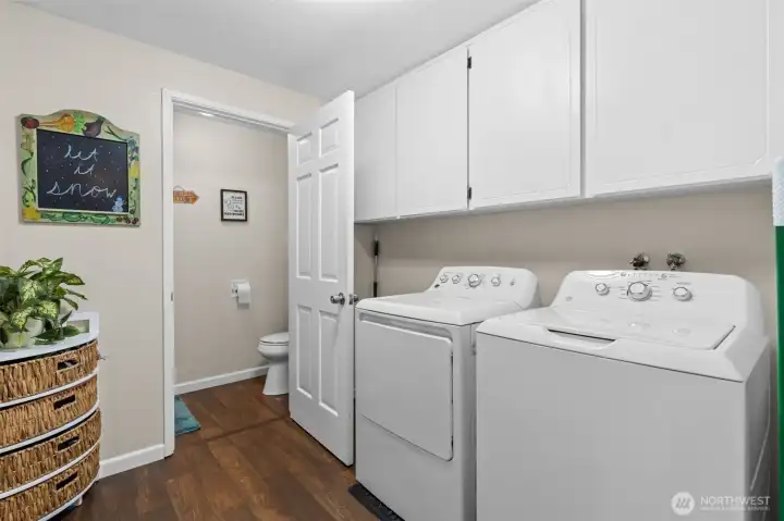 Laundry and Half Bath