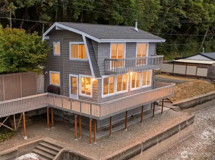 Just steps from Hood Canal Just steps from Hood Canal