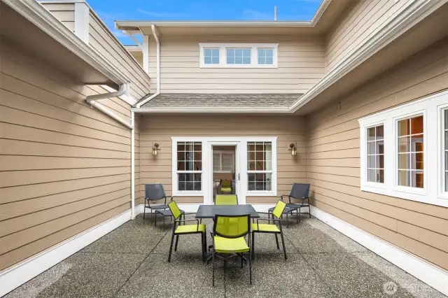 Your very own courtyard to sunbath.
