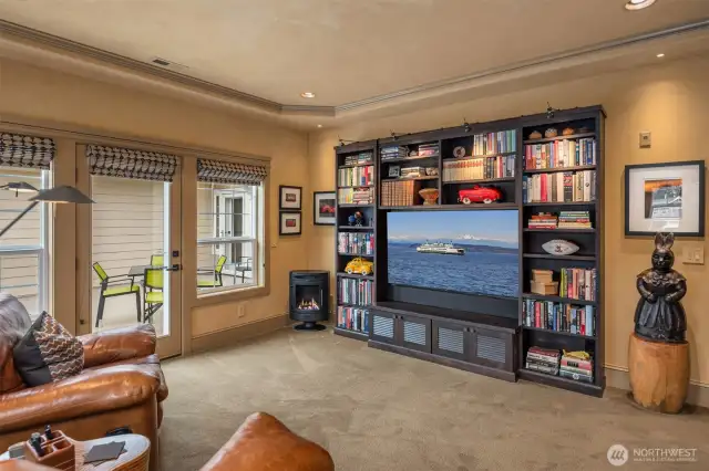 Opens to your large deck.