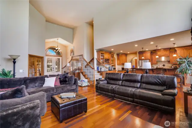 The open floor plan offers an expansive view, making it ideal for seamless and enjoyable entertaining.