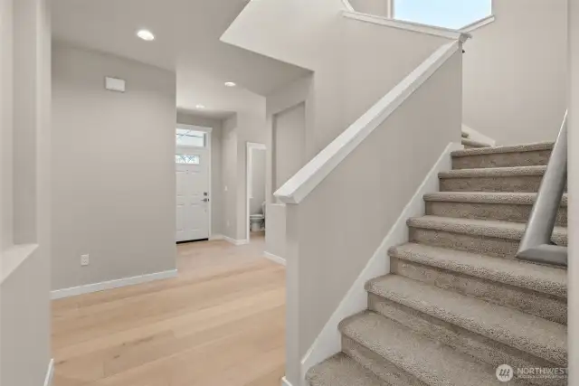 foyer area leading upstairs