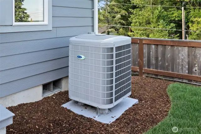 5 stage Carrier  heatpump is standard