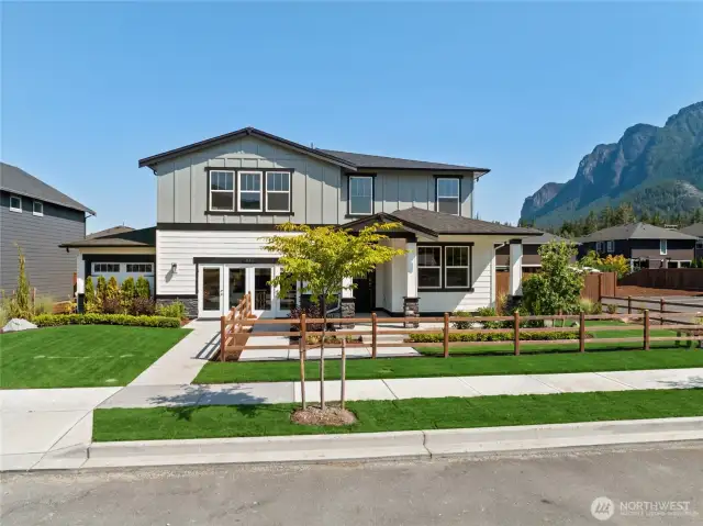 Photo rendering is representational. Actual home is under construction and finishes, elevation, and paint colors may vary. See site agent for details.