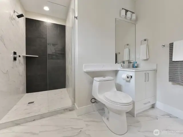 lower  floor bath