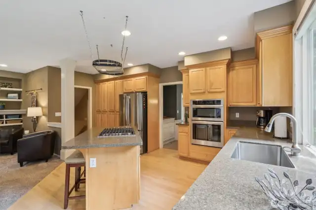 This residence features generous cabinet space for all of your storage needs.