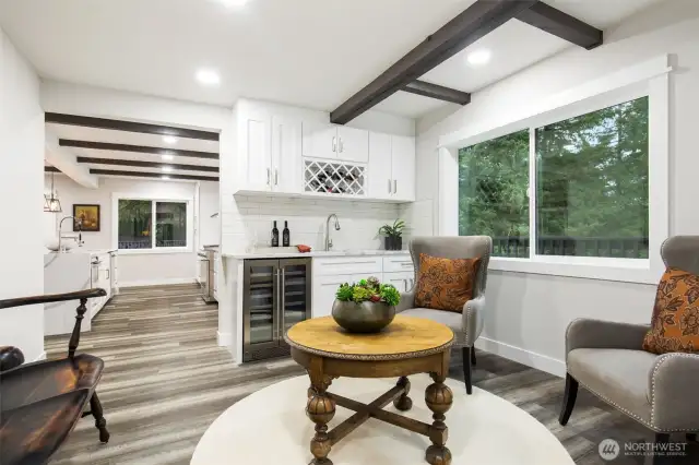 Every kitchen needs a wine nook!