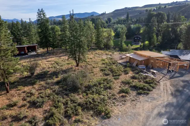 Homes are built in the Pine Loop Lot area with tasteful qualities.