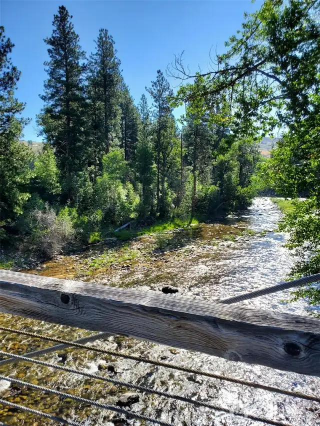 Beautiful Se Teek Wa park on the Chewuch river is the everyday-views you have from North Village Community.