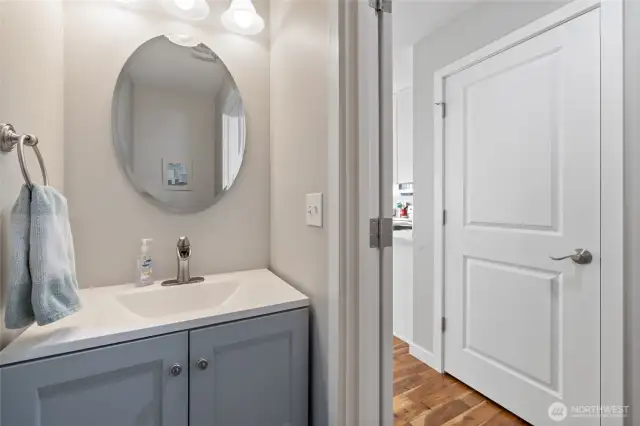 1/2 bath on main level