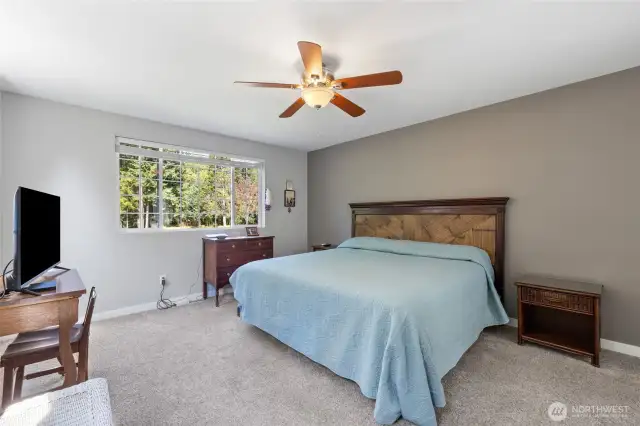 Primary bedroom, thats a king size bed, plenty of room.
