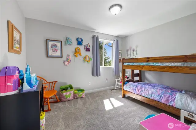 Grandkids room is big enough for lots of toys!