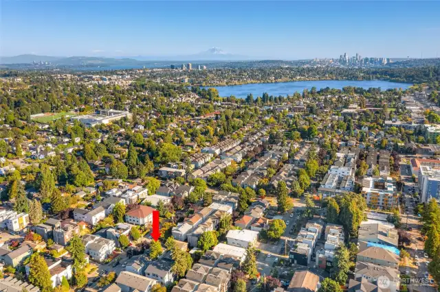 Just blocks to Greenlake!