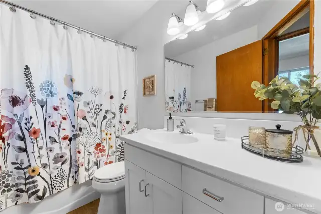 Full bath on main floor