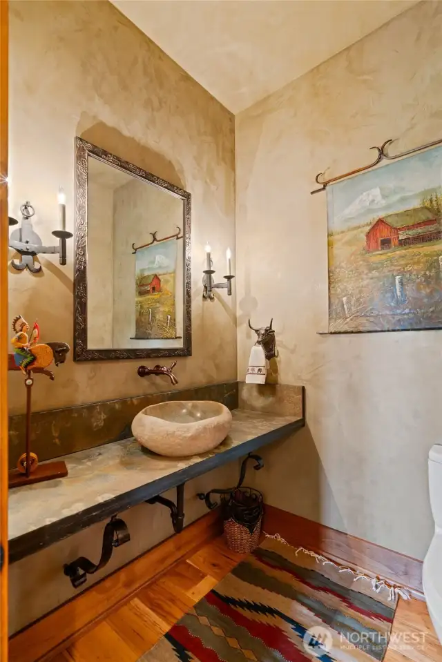 1/2 bath on main floor